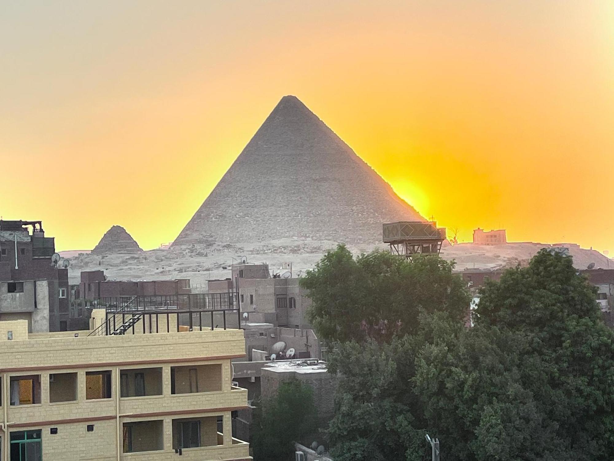 El Aida Pyramids View Hotel Kafret el-Gabal Exteriér fotografie
