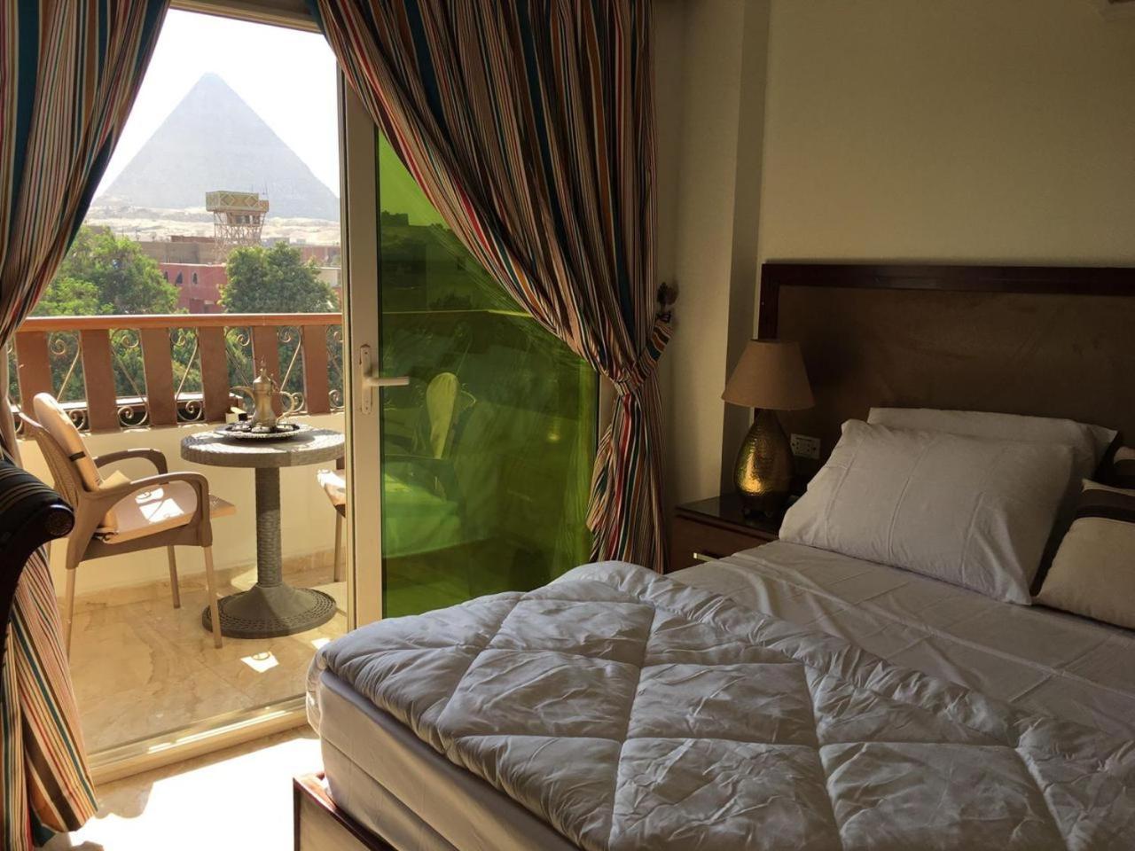 El Aida Pyramids View Hotel Kafret el-Gabal Exteriér fotografie