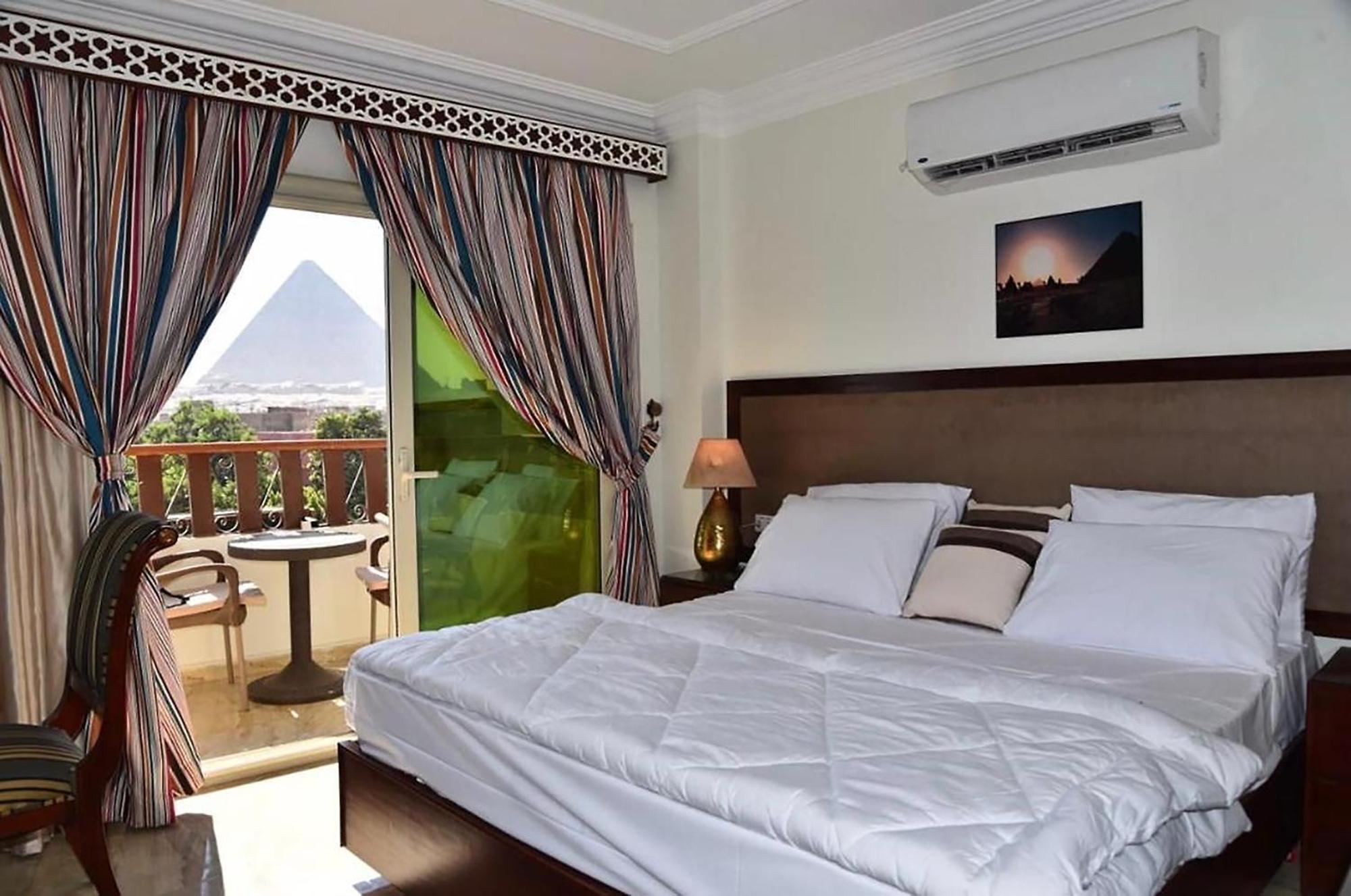 El Aida Pyramids View Hotel Kafret el-Gabal Exteriér fotografie