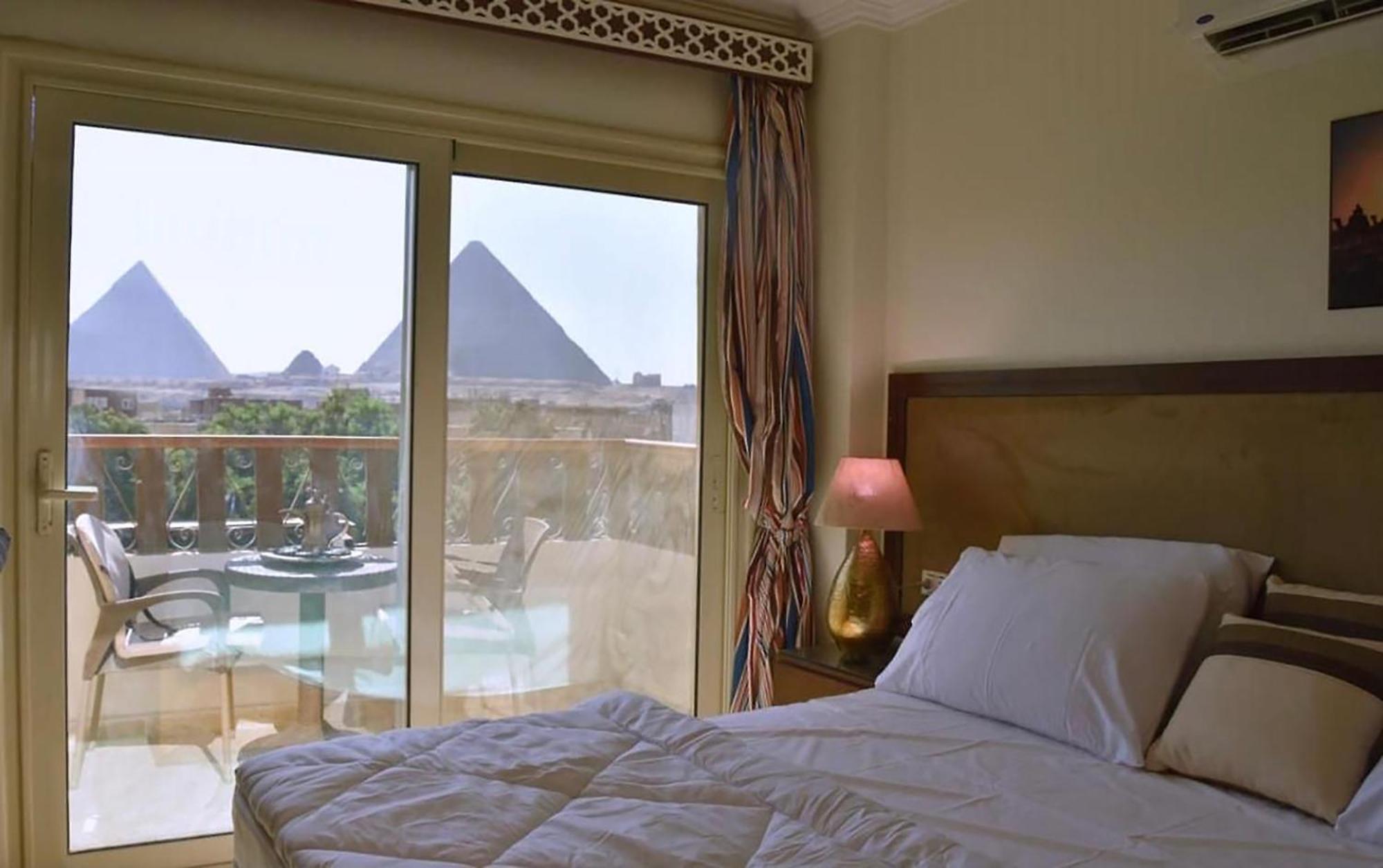 El Aida Pyramids View Hotel Kafret el-Gabal Exteriér fotografie