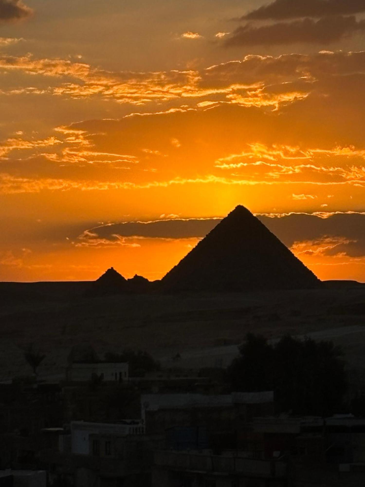 El Aida Pyramids View Hotel Kafret el-Gabal Exteriér fotografie