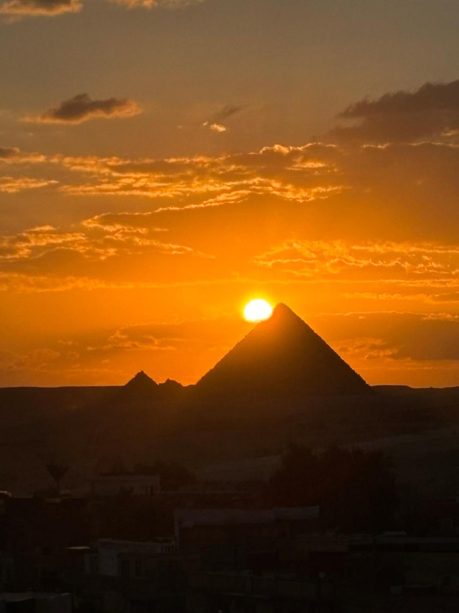 El Aida Pyramids View Hotel Kafret el-Gabal Exteriér fotografie